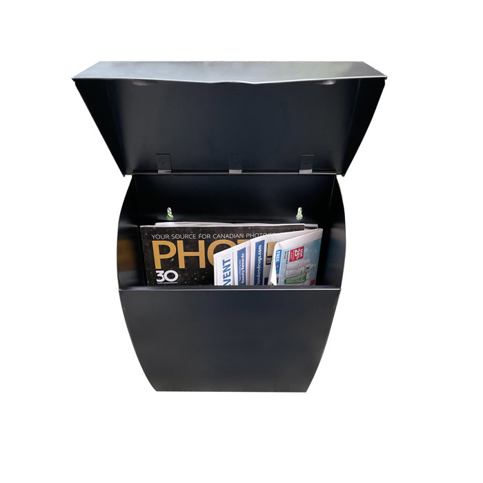 NACH Bradley Steel Wall Mounted Mailbox & Reviews Wayfair